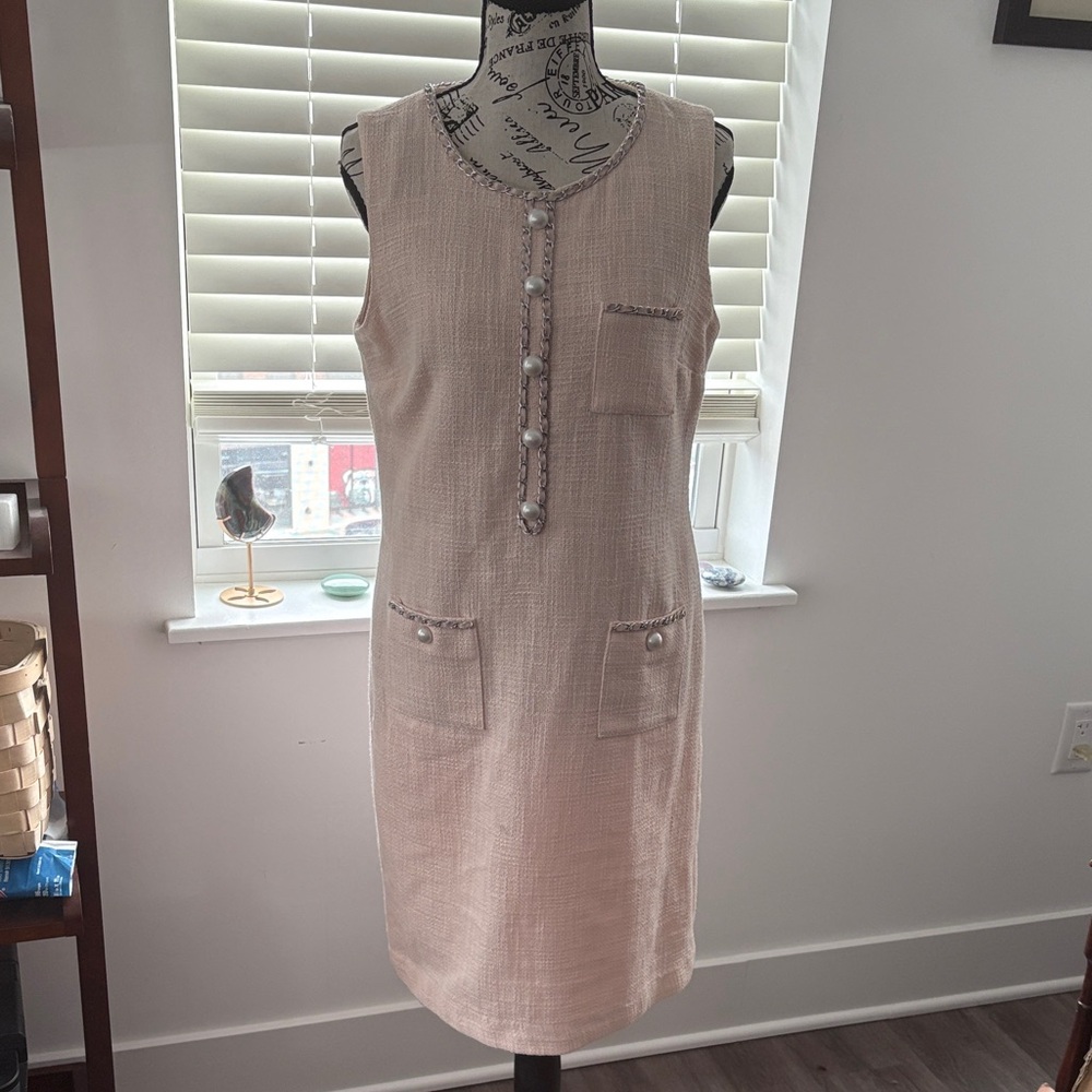 Karl Lagerfeld Paris Rose Sleeveless Dress
